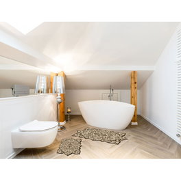 Mijölnir Juego de alfombrillas de baño Marrón (2 piezas)